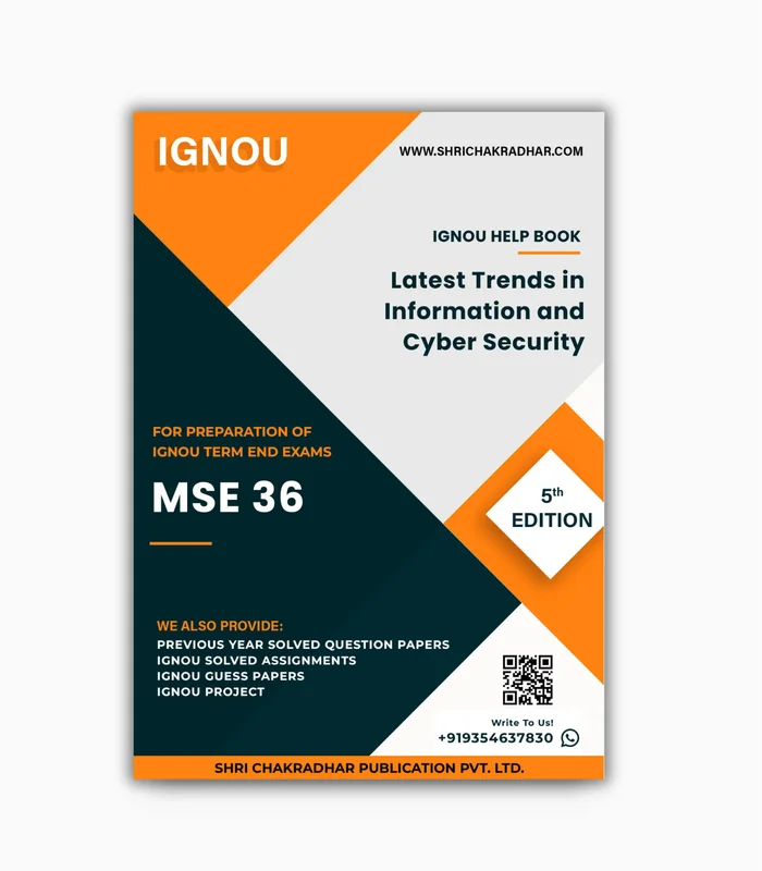 IGNOU MSE 36 Study Material & Book (MSCIS)